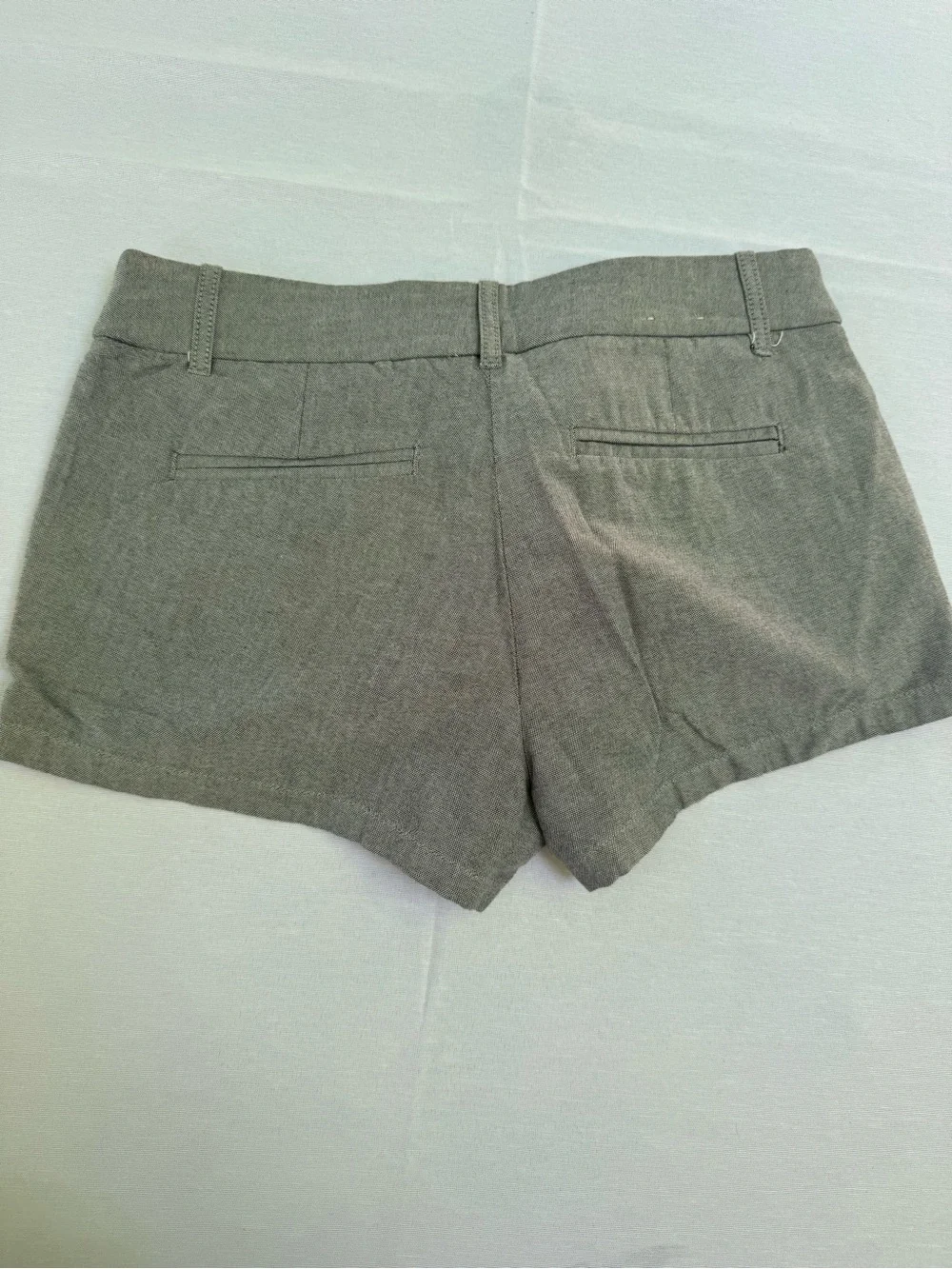 J. Crew Gray Women's Cotton-Linen Short Shorts
